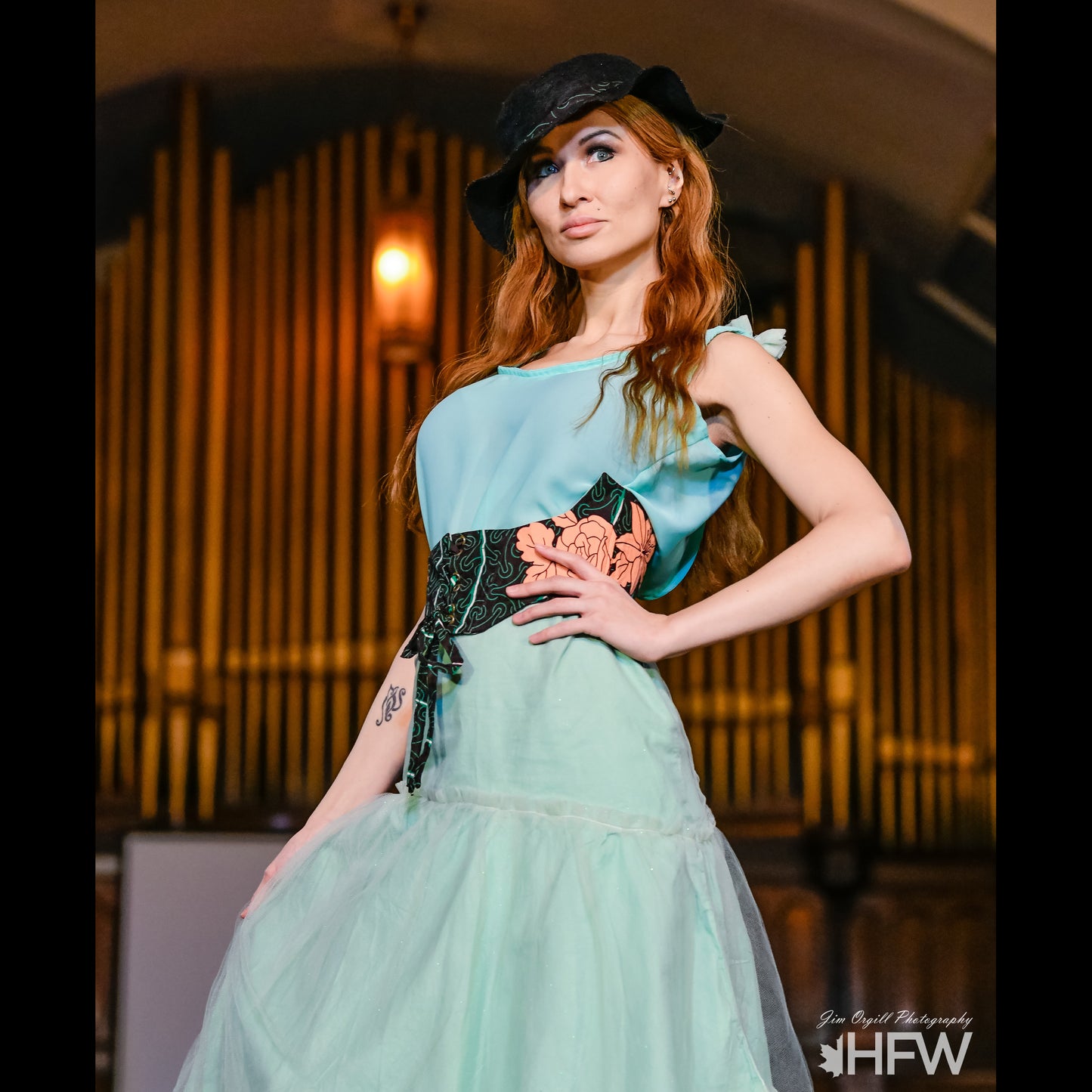 Eseohe Reified: Asymmetric tiered tulle skirt