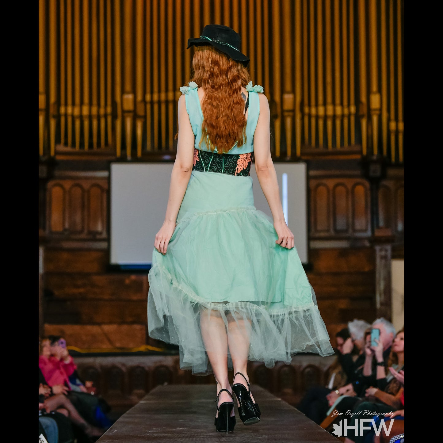 Eseohe Reified: Asymmetric tiered tulle skirt