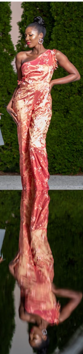 The Debut: Taffeta jumpsuit