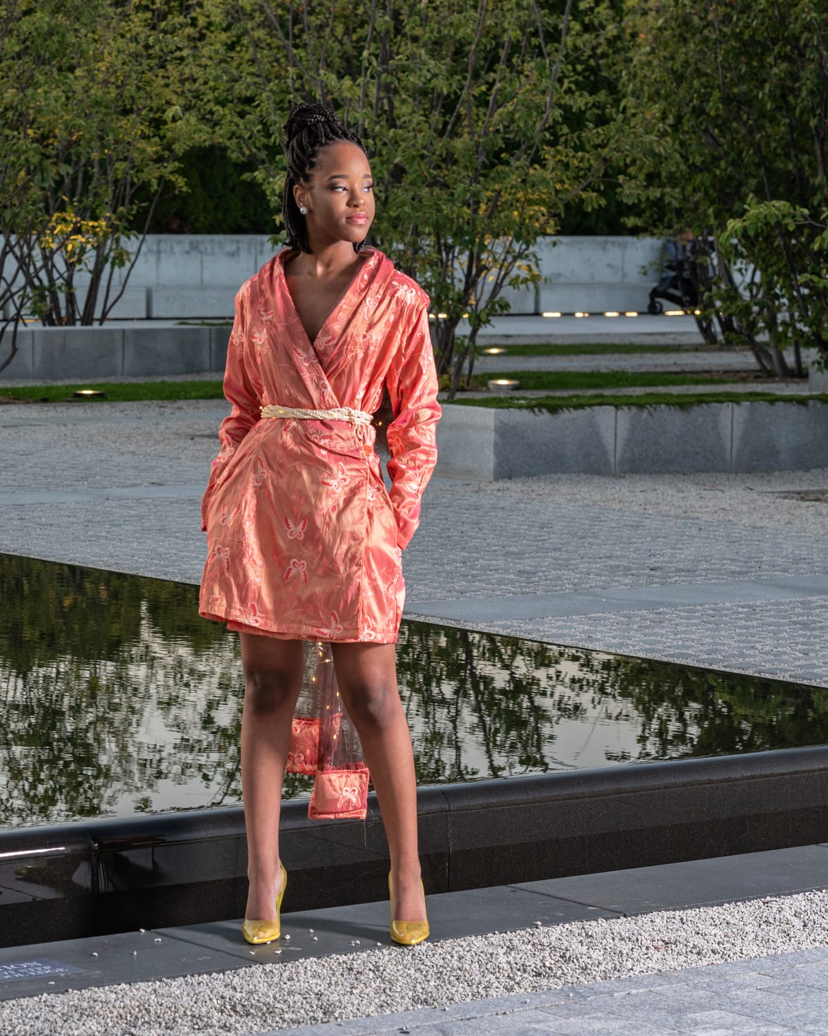 The Debut: Taffeta Blazer dress