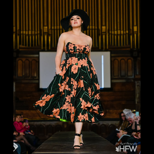 Eseohe Reified: Midi length princesses dress